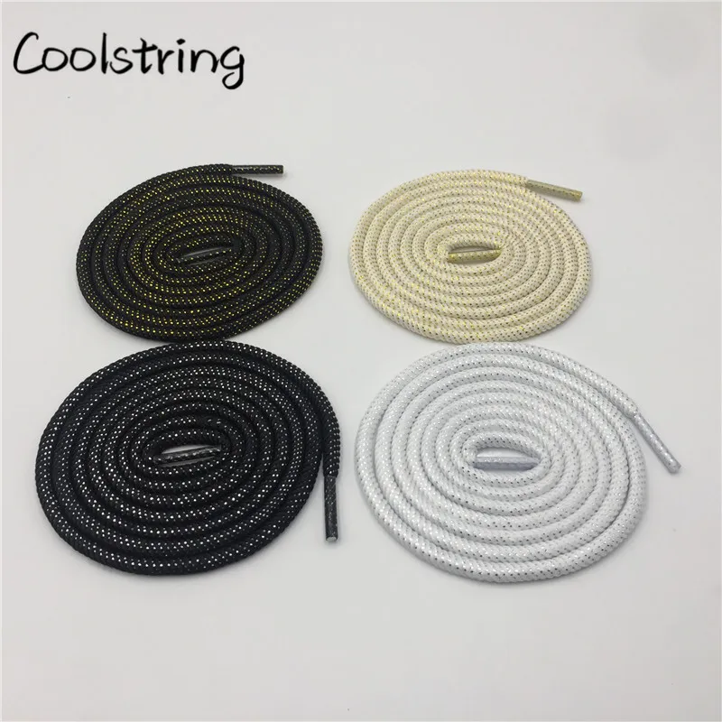 Coolstring круглые спиральные шнурки с узором блестящие уникальное мигающее платье