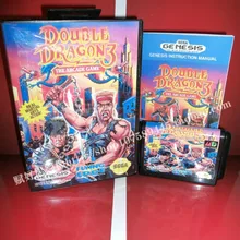 Игра Sega Mega Drive-Double dragon 3 III с коробкой и ручным управлением для 16 бит игра Sega Mega Drive картридж Megadrive Genesis система