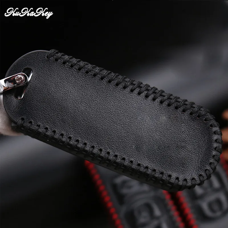 KUKAKEY кожаный чехол для ключа Mazda 2 3 6 Axela Atenza CX 5 CX5 7 2/3 кнопки удаленный умный