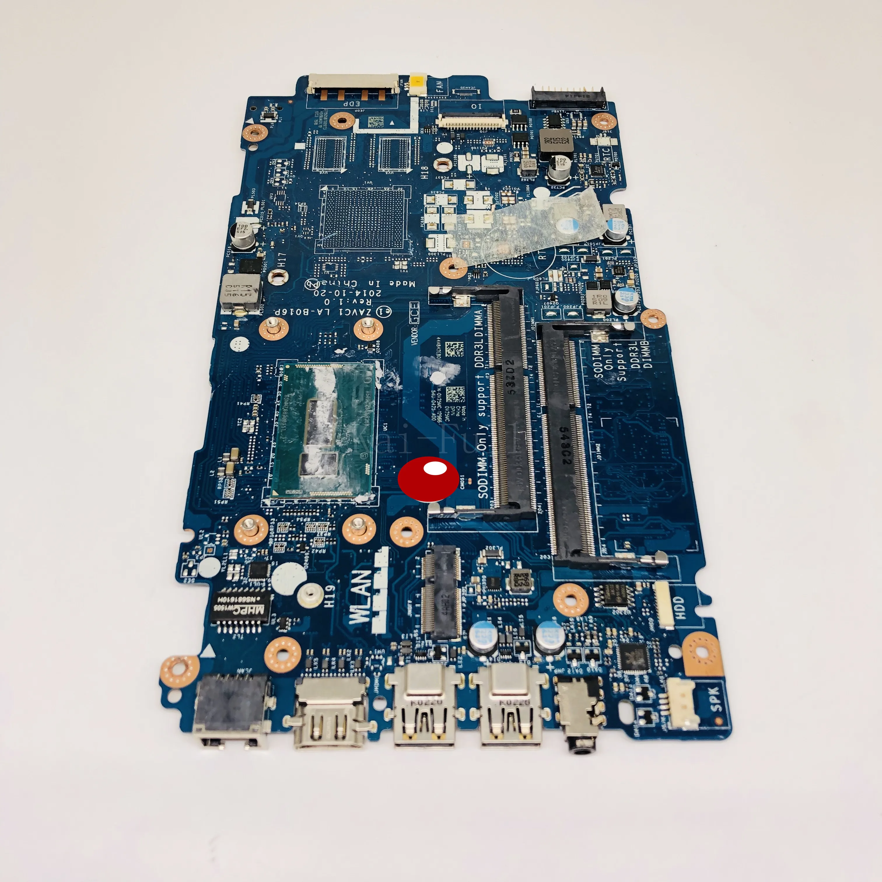 

FOR Dell INSPIRON 5458 5558 5758 Motherboard 0H4PDD H4PDD LA-B843P I5-5200 DDR3L Tested