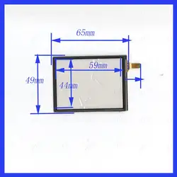 Оптовая продажа 65*49 мм это совместимый 3nch 4 линии резистивный экран промышленного использования для автомобиля rideo