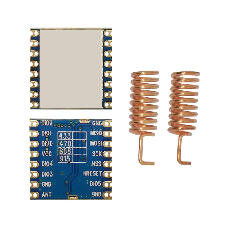 10 шт./лот lora1276-C1 FCC Сертифицированный 915 МГц 20dBm sx1276 чип дальнего радиуса действия 4 км RF беспроводной LoRa модуль