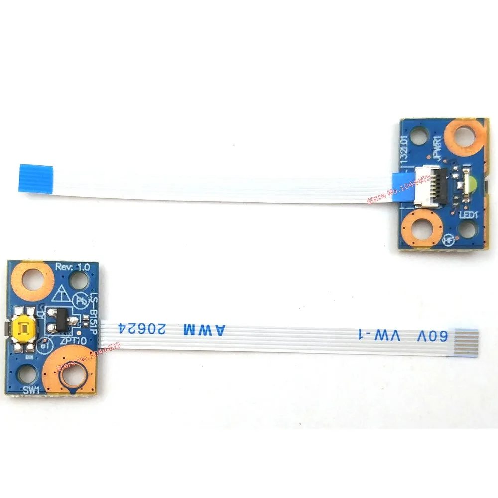 New HP Pavilion X360 11-N Probook 470 G2 Power Button Board 755733-001 LS-B151P