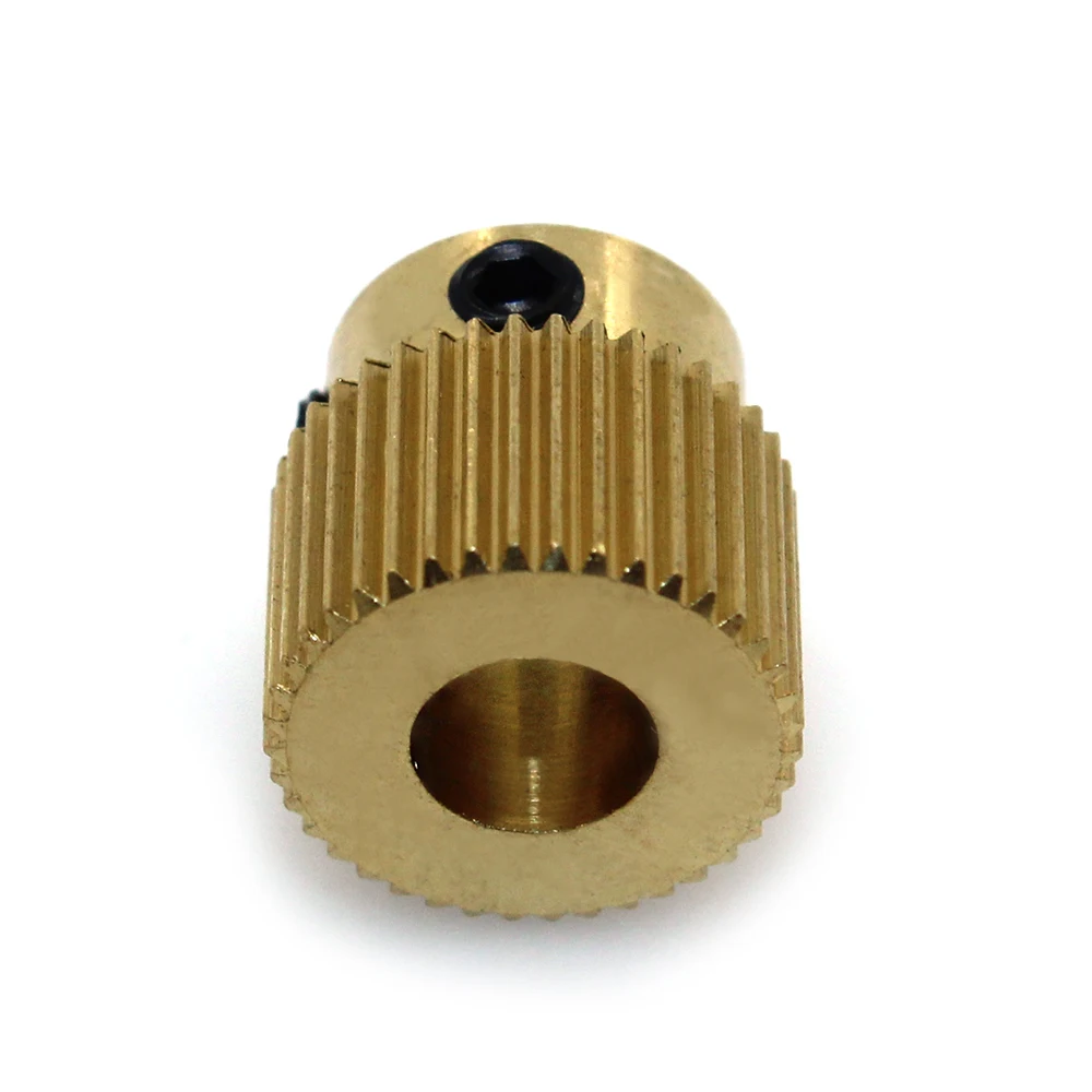 Funssor-2PCS-Creality-CR-10-3D-Printer-Extrusion-Wheel-Brass-gear-wheel-40-Tooth-Gear-for (1)