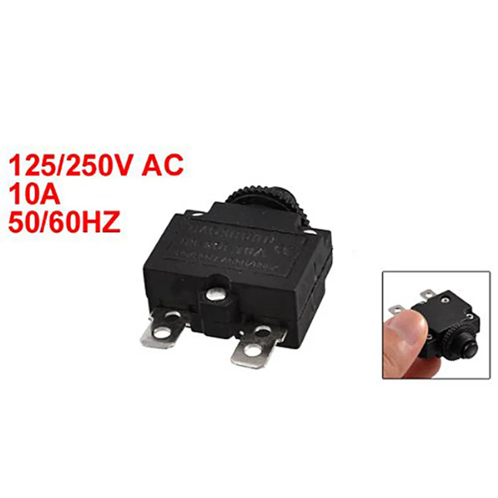 

1 PC New AC 125V/250V 15A Push Reset Button Circuit Breaker Overload Protector P0.05