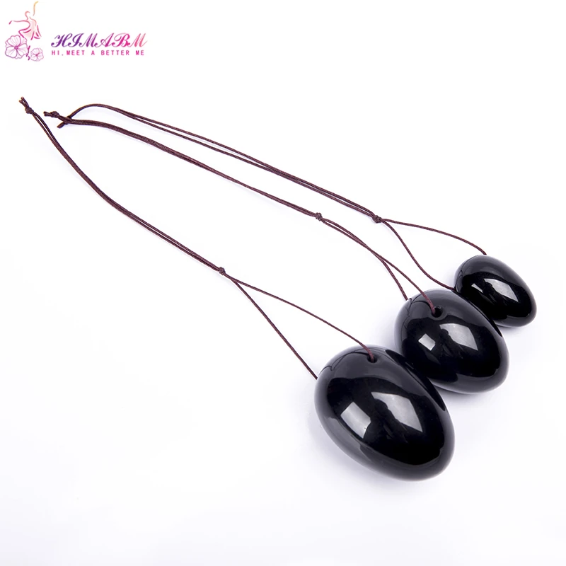 1 set = 3 pcs 1 set natural black obsidian egg for kegel exercise pelvic floor muscles vaginal exercise yoni egg ben wa ball 1 set = 3 pcs 1 set natural black obsidian egg for kegel exercise pelvic floor muscles vaginal exercise yoni egg ben wa ball