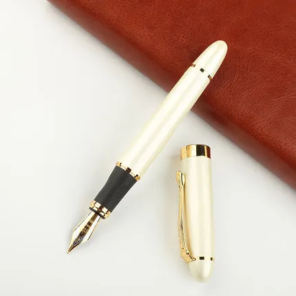 

0.5 mm standard High quality Iraurita Fountain pen Full metal Golden Clip luxury pens Caneta Stationery Office school supplies
