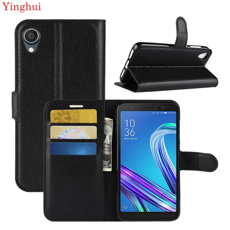 

For Asus ZenFone Live L1 ZA550KL Case Flip Leather Phone Case For Asus ZenFone Live L1 Wallet Leather Stand Cover Filp Cases