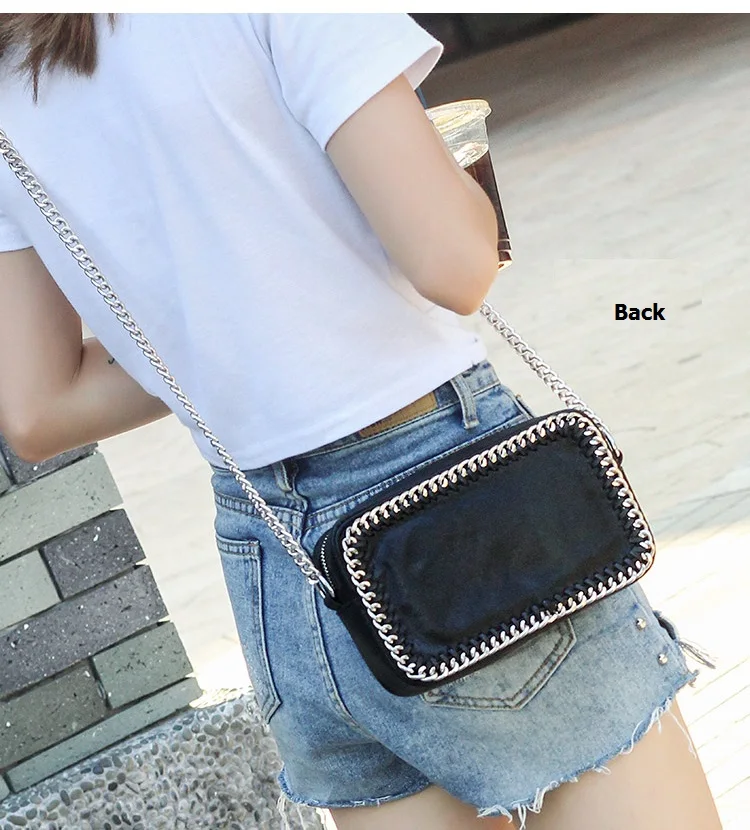 NIGEDU brand Small chain flap Crossbody Bag Female messenger bag Stella Star rivets Shoulder bag 2018 high quality Clutch purse Handbags (22)