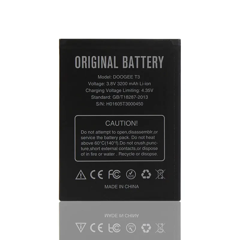 Аккумулятор MATCHEASY Для Doogee T3 3200 мАч 100% оригинальный новый запасной аксессуар