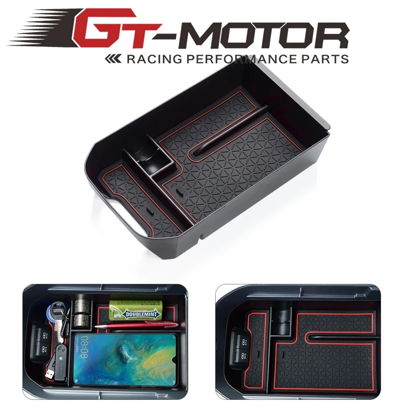 

Car Armrest Storage Box Glove Box Tray Storage Box Auto Accessories For Toyota RAV4 RAV 4 2019