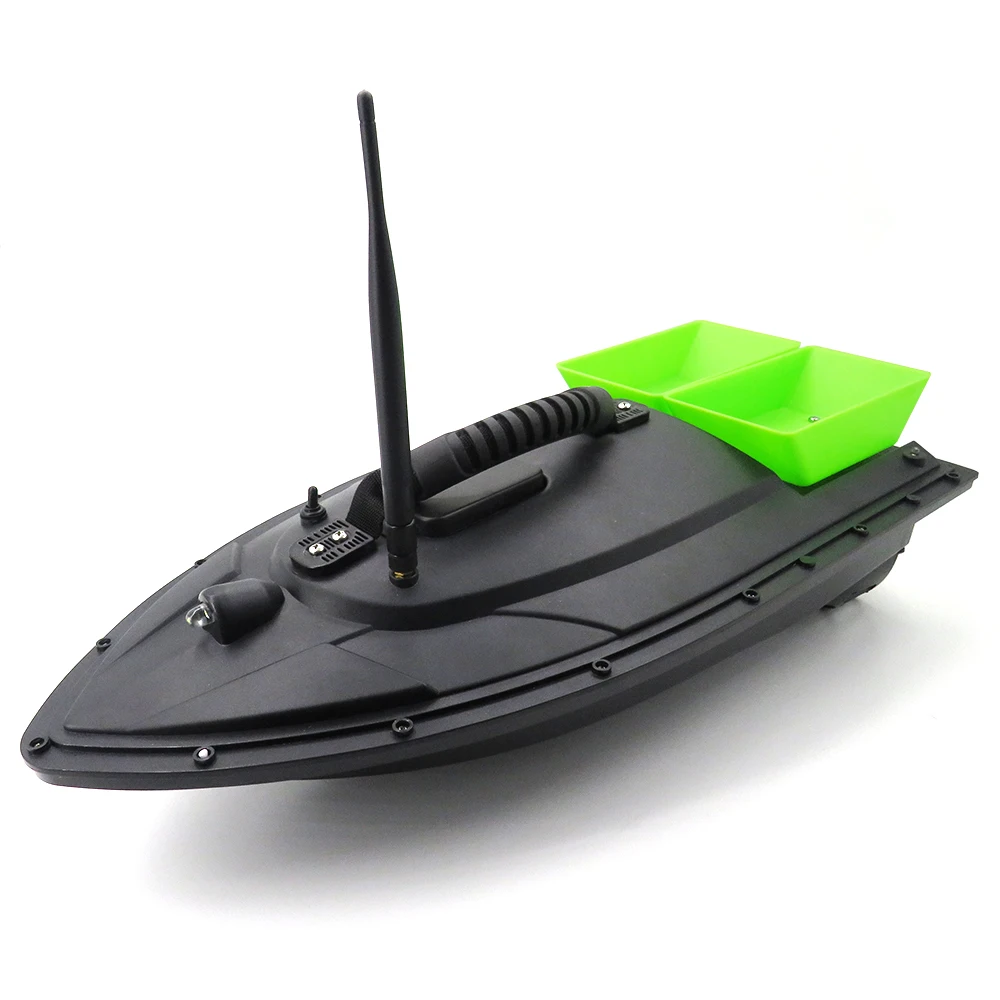 Flytec 2011-5 500M Bait Fishing Boat with Two Fish Finder 1.5kg Loading Tanks RC Boat Remote Radio Control Device Fish Toys