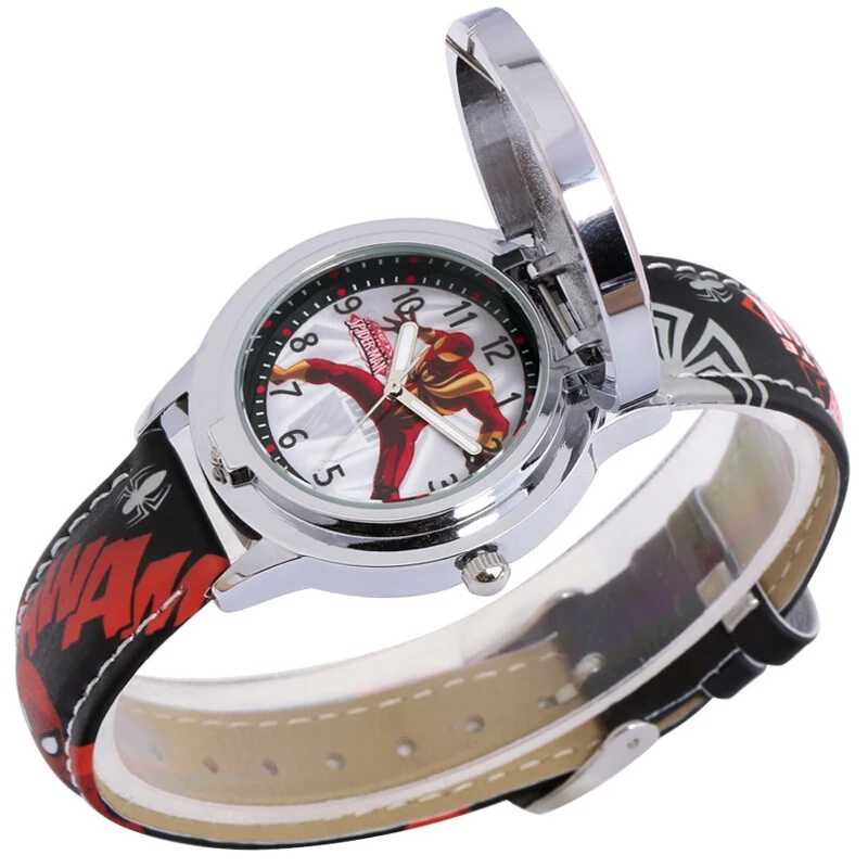 Marvel Avengers Amazing Ultimate Spider Man Teen Boy Hero Dream Pupil Cool Watches Child Disney Student Clock Birthday Gift New