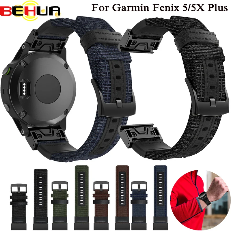 22 мм 26 силиконовый ремешок для часов легко подходит Garmin Fenix 3 3HR/Fenix 5X/Fenix 5X