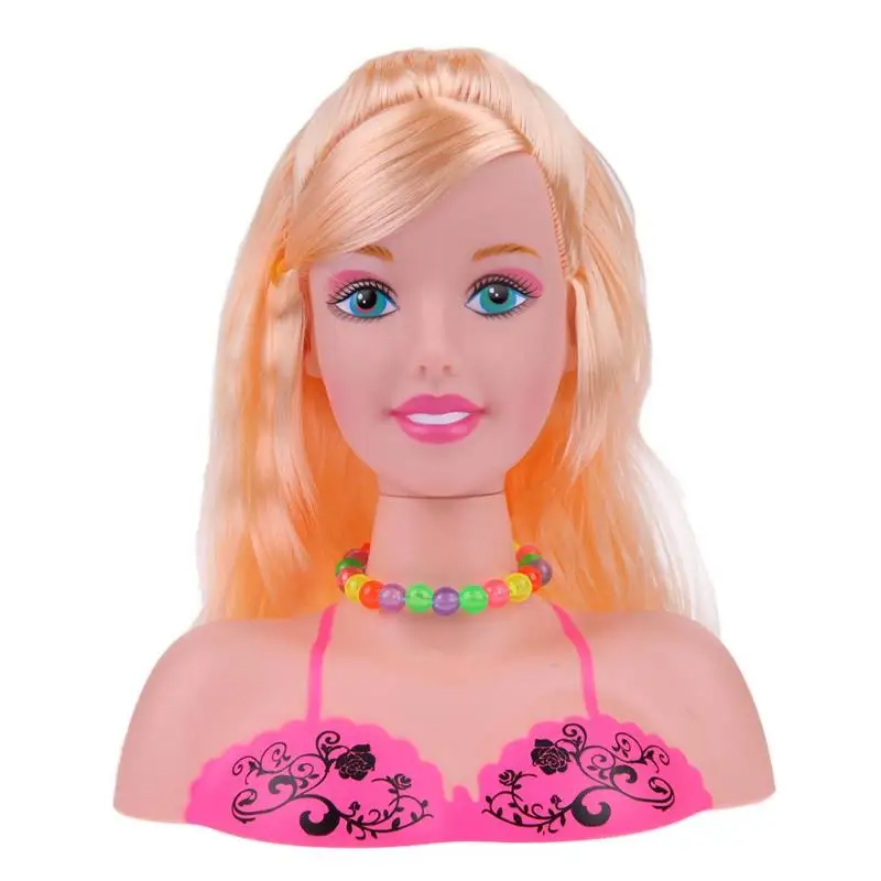 Детская игрушка стилист макияж кукла Мода половина тела макияж прическа кукла манекен голова ролевые игры игрушки для девочек подарок на день рождения