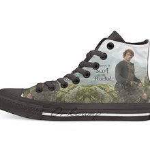 У меня будет совок на скалах! Новинка; дизайнерская Повседневная парусиновая обувь; обувь на заказ; Прямая