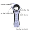 5 in 1 Multi-function Stainless Steel Plastic Bottle Opener Non-Slip Cap Grip Beer Lid Twist Off Jar Can Opener for Kitchen Cans ► Photo 2/6