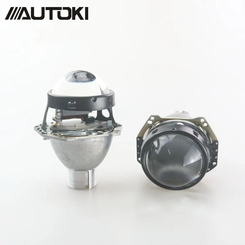 

AUTOKI Upgrade 3.0'' HID Bixenon For Hella G5 Aluminum Projector Blue Film Lens Auto Car Headlight Headlamp Retrofit H4 D2S D2H