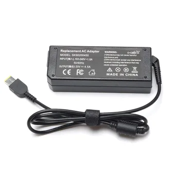 

90W 20V 4.5A Square Tip AC Adapter Charger for Lenovo ThinkPad X1 Carbon 344428U N3N25UK 34442HU L440 Ultrabook USB Tips