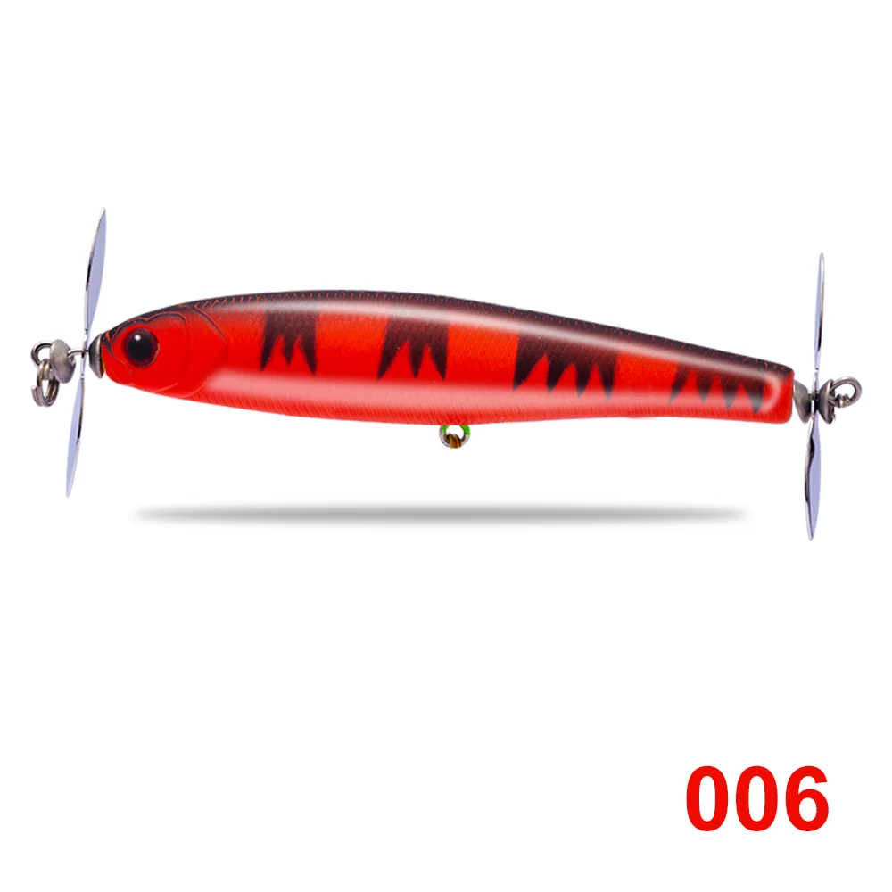 Hunthouse приманка для рыбалки карандаш 90 мм 14 г тонущие воблеры реквизит пропеллер искусственная приманка жесткая для морской рыбалки - Цвет: 006