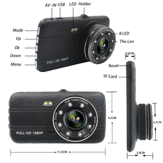 E-ACE Car Dvr Camera 4.0 4