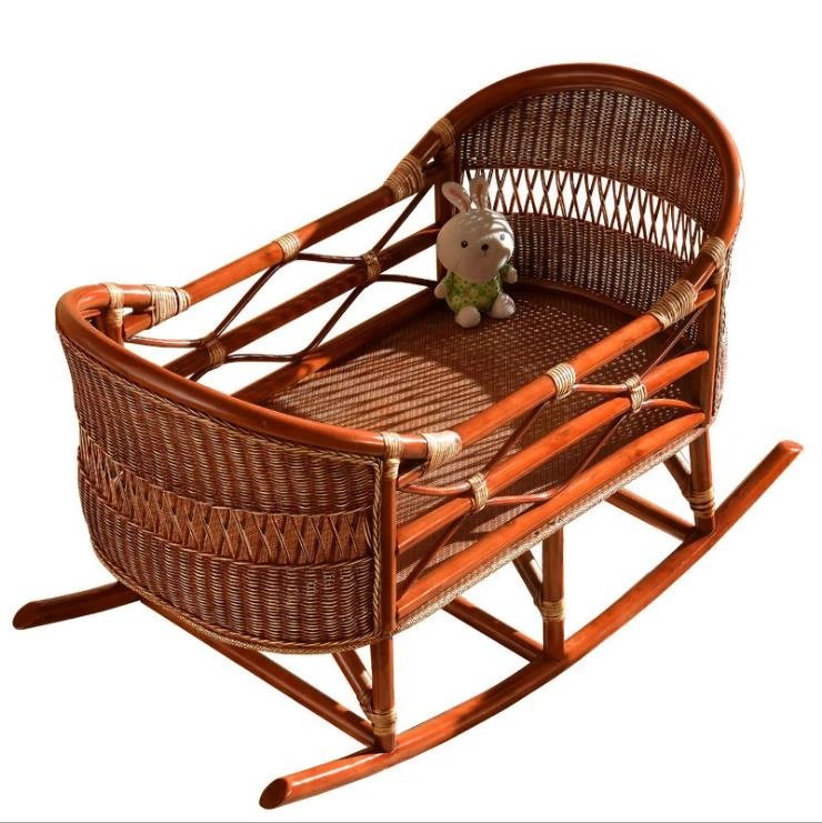rattan cradle