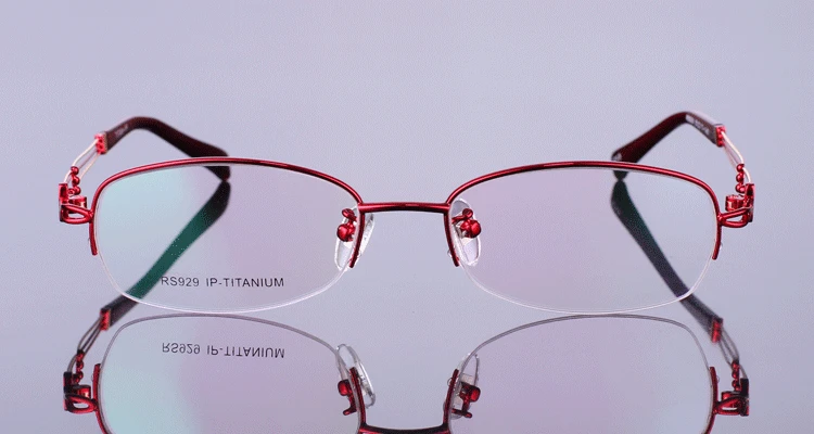 Yong Lan Женская титановая качественная оправа близорукость дизайн полуоправы очки прозрачные линзы Gafas оптические очки