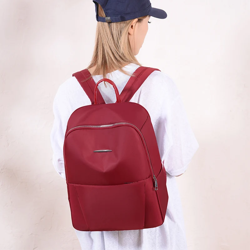 Вместительные школьные сумки для девочек-подростков, средний рюкзак, водонепроницаемый женский рюкзак из ткани Оксфорд, женский рюкзак, Mochilas Feminina