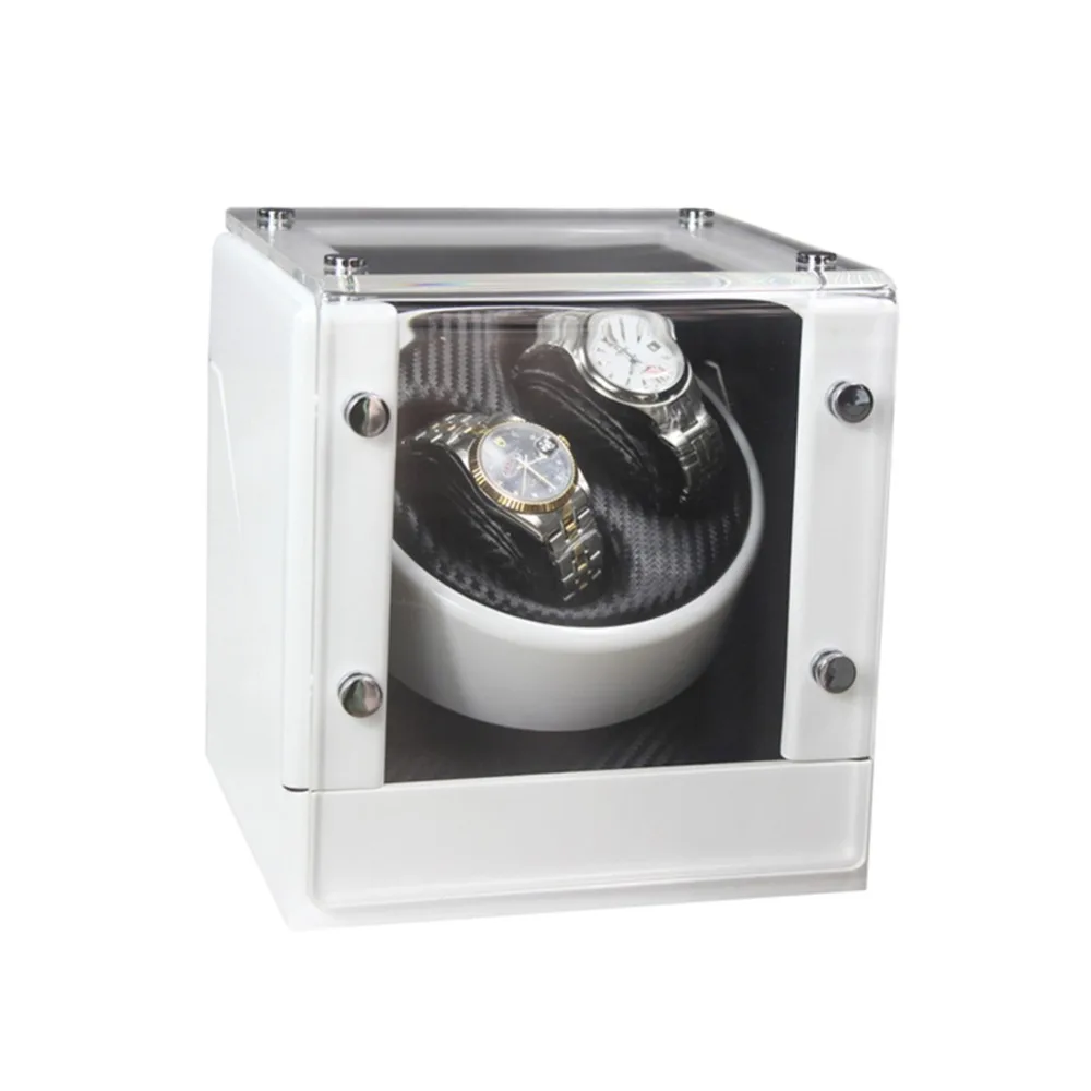 Watch Winder ,LT Wooden Automatic Rotation 2+0 Watch Winder Storage