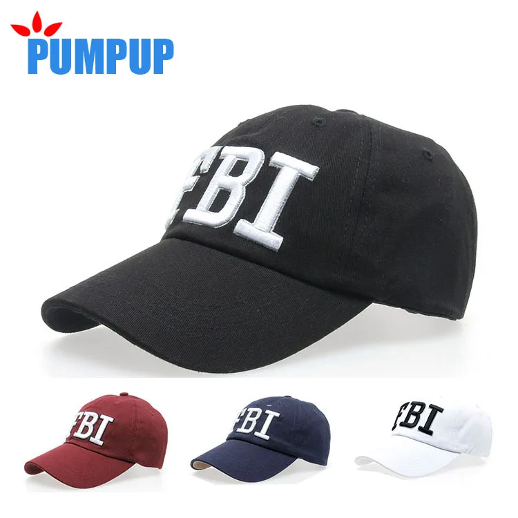

2016 High quality Wholesale Retail free shipping FBI Fashion Leisure embroidery CAPS Unisex Baseball Golf Cap Hiphop Sun Hats