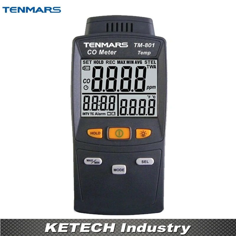 

CO Carbon Monoxide Detector Tester Precision Gas Analyzer Tester TM-801