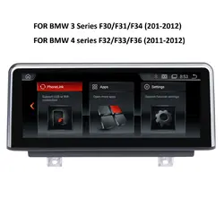 Android 8,1 10,25 "2 + 32G Оперативная Память автомобиля Экран Системы для BMW 3 F30 F31 F34 серии 4 F32 F33 F36 2011-2012 радио gps-навигатор BT OBD DVR