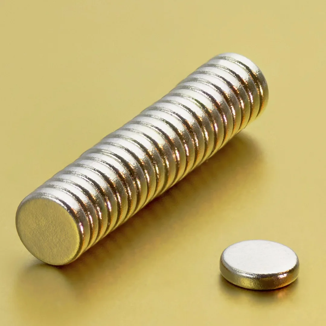 20pcs Silver Round Neodymium NdFeB N38 Super Mini 4mm