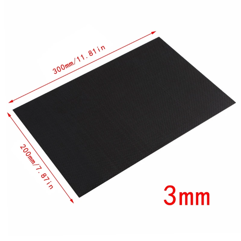3MM Glossy 3k углеродная пластина панель 0,5 1 1,5 2 3 Гладкий саржевый переплетение матовая глянцевая поверхность полностью углеродное волокно пластина панель лист#20/12 - Цвет: 3MM Glossy