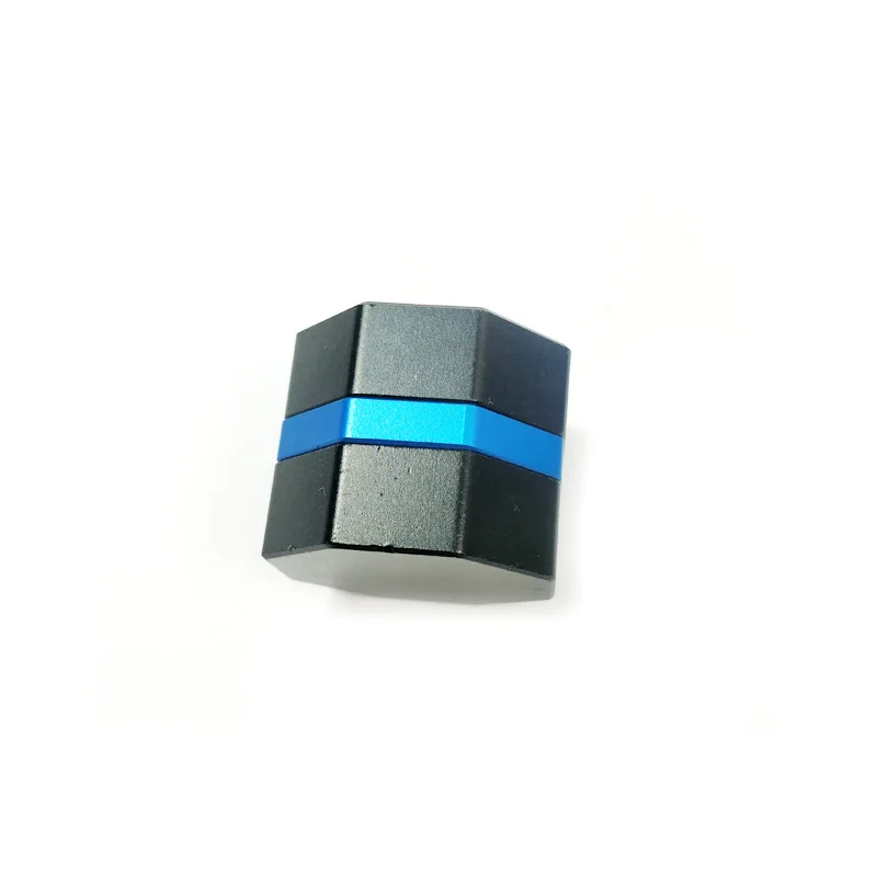 black with blue