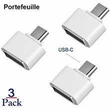 3 шт. USB 3,1 type C OTG адаптер для Xiao mi 9 mi a3 9T A2 samsung Galaxy S10 S8 Plus S9 Note 10 LG G6 G5 type-C USBC OTG