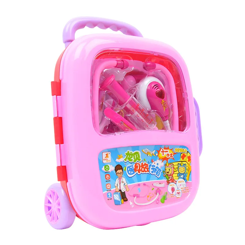 

Children Play House Puzzle Simulation Medicine Box Doctor Suite Educational Toys For Girls Boys