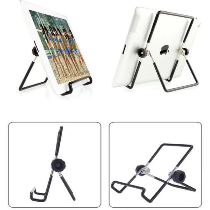 adjustable tablet stand Desktop Metal Steel Multi angle Non slip