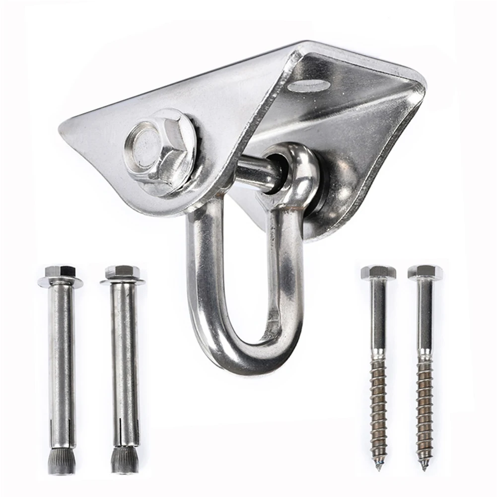 

Rotation Hook Pre-drilled Hanging Heavy Duty Swing Hanger Indoor Porch Easy Install Wall Mount Stainless Steel Outdoor Rustproof