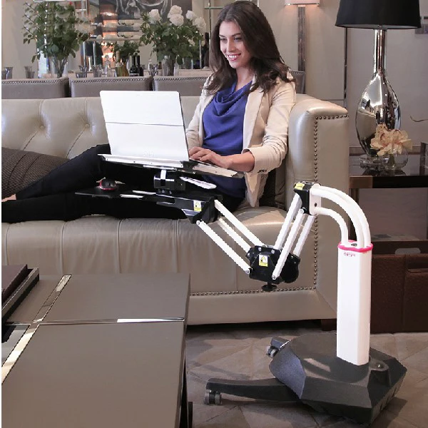 Kesrer01 Full Motion Long Arm Multifunctional Moving Laptop Desk Kesrer01 Full Motion Long Arm Multifunctional Moving Laptop Desk Sofa Bedside Ps Stand Lazy Lift Mobile