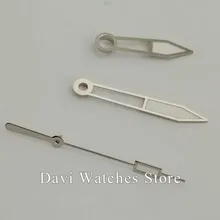 Бестселлер Серебряный Светящиеся стрелки часов подходят DG2813 3804 Miyota 8215 8205 движение