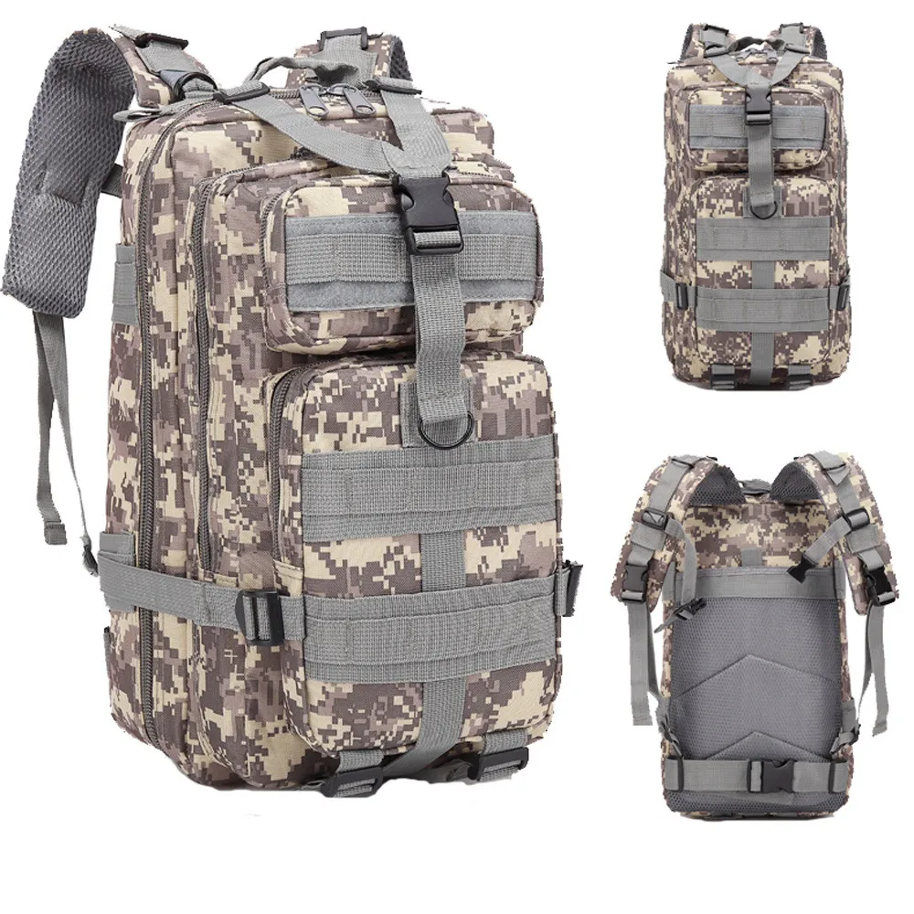 20193P военный тактический рюкзак для наружного использования 30L Molle сумка армейский спортивный рюкзак для путешествий походная камуфляжная сумка# Zer - Цвет: L