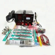 Saike 909d фена паяльная станция Мощность 3 в 1 Многофункциональный 220 В/110 В 700 Вт отправить бесплатные подарки