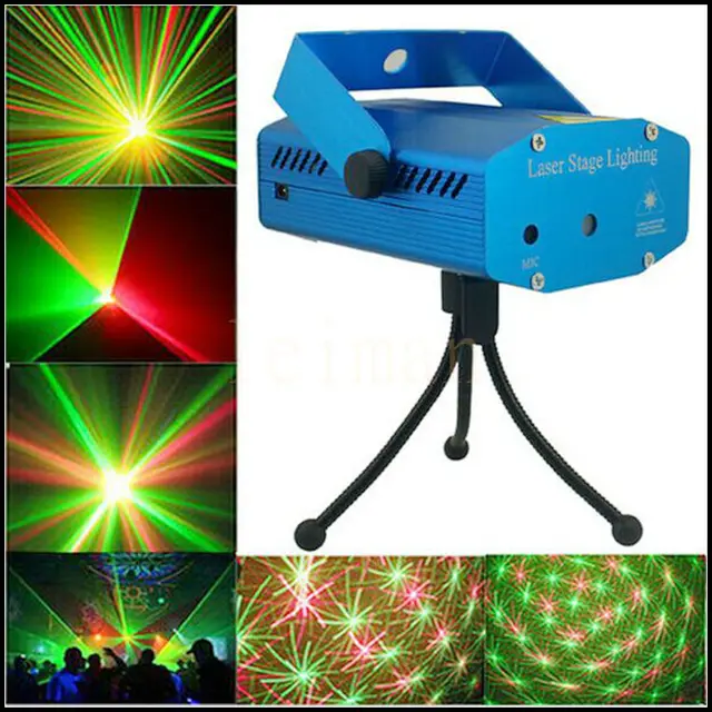 DMX Stage Laser Projector Strobe Lighting Stroboscope Luzes Para Festa