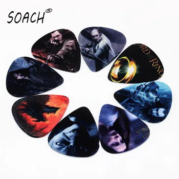 

SOACH 50PCS 0.71mm Hot sale exquisite high quality two side earrings pick DIY design the Lord of the Rings pick guitar picks