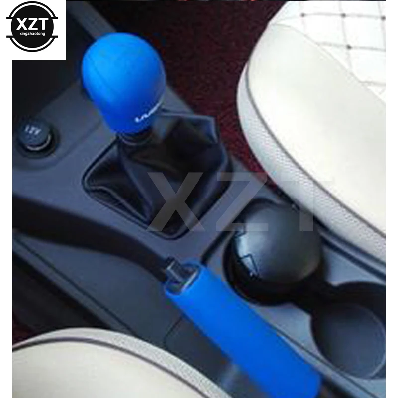 1pcs Silicone Gear Shift Knob Cover case for Car Handbrake Hand Brake Universal cases high quality hot sale | Электроника