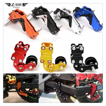 

motorcycle Aluminum Chain Tensioner Chain adjuster Bolt on Roller Adjust FOR YAMAHA MT03 MT25 FAZER600 FZ6S FZ6N FZ6R YBR 125