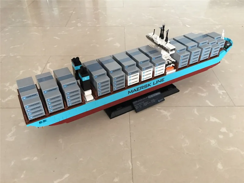 Лидер продаж Technic серия Maersk грузовой контейнер корабль набор совместимые Lepins