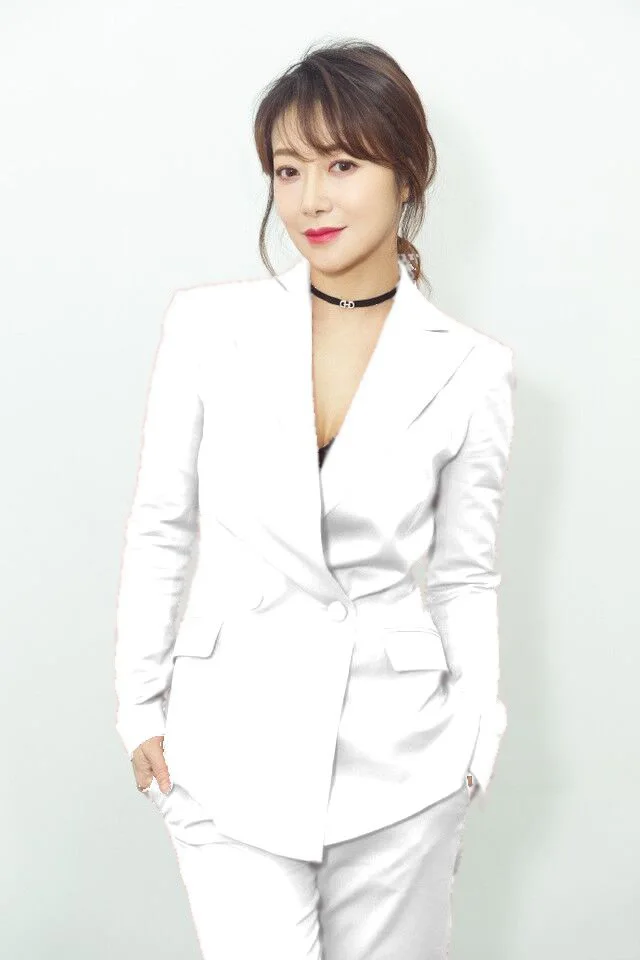 Female Set Women's Blazer Casual Slim Pants 2019 Spring and Autumn Festival New Korean Small Suit Lady Two-Piece Set