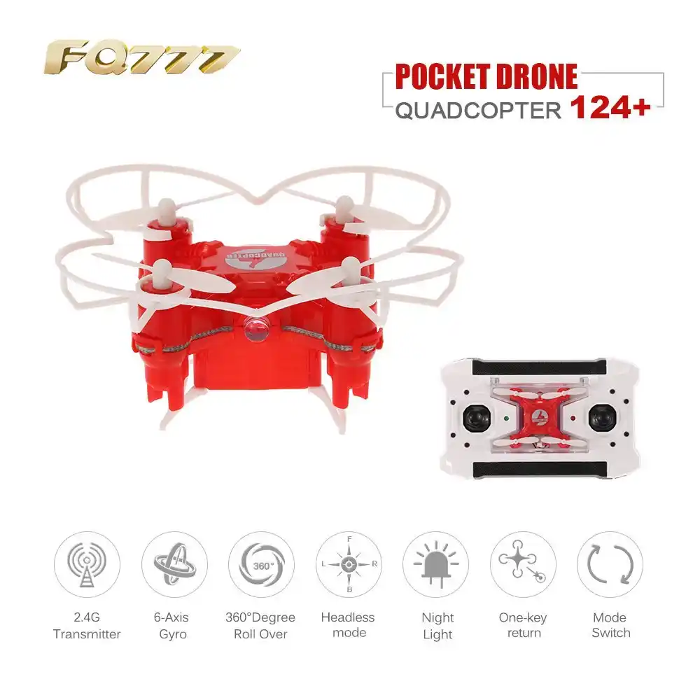 pocket drone 124 quadcopter